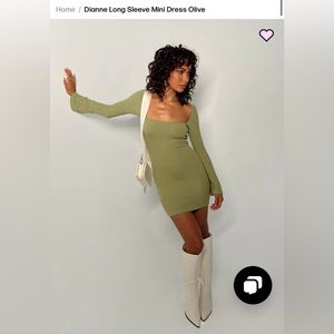 Brand new Dianne dress in green size 2